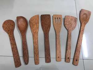 Bol en coquille de noix de coco poli avec logo personnalisé naturel et cuillère à noix de coco du Vietnam Bol en coquille de noix de coco - Product Image 5