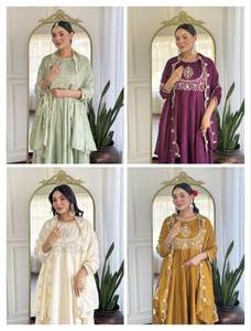 Élégant costume palazzo rose avec broderie complexe et dupatta assorti pour les fêtes et les occasions traditionnelles - Product Image 6