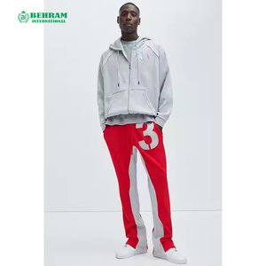 Meilleures ventes : Sweat à capuche zippé 100 % coton molletonné/éponge française, séchage rapide, respirant, personnalisable – Sweatshirts pour hommes - Product Image 3