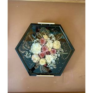 Luxury Wedding Collection Resin Serving <b>Tray</b> Single Piece for Flat Weddings & Hotels <b>Dinner</b> Servings - Product Image 2