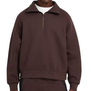 Manches longues demi fermeture éclair haute qualité léger Streetwear Slim Fit confortable Sport de plein air hommes sweats - Product Image 4