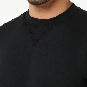 Vente d'usine Sweat-shirt thermique pour homme Manches longues Pull Broderie personnalisée Respirant Sweat-shirts en coton lourd Expédition DDP - Product Image 4