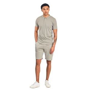 Premium <b>Men</b> Summer Polo <b>Shirt</b> and Shorts Set 100 Cotton Breathable Casual Sport <b>Beach</b> Outfit OEM Private Label - Product Image 1
