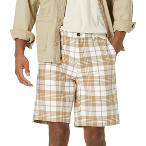 ชุดเดรสไฮบริดสำหรับผู้ชายกางเกงขาสั้นผ้ายืดแบบลำลองผ้าชิโน่ด้านหน้าแบนน้ำหนักเบาแห้งเร็วมีกระเป๋าจำนวนมากผลิตจากโรงงาน - Product Image 6