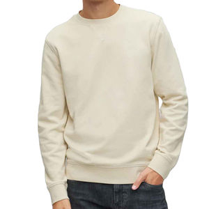 Sweat-shirt en coton de haute qualité pour hommes 300GSM OEM vente en gros de vêtements de rue printemps taille surdimensionnée sweats vierges - Product Image 5