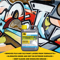 PROSTRIP Décapant de Graffiti pour Murs |   Décapant de peinture liquide gel pour nettoyage en profondeur, lavage de façade, à base d'eau, visqueux, rapide