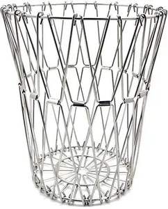 High Quality Stainless Steel Folding Wire Basket for Fruit and Vegetable <b>Multipurpose</b> Kitchen <b>Storage</b> Hot Selling - Product Image 4