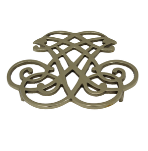 Salvamanteles EAT de aluminio para decoración de mesa de diseño moderno con estilo moderno de Color latón para decoración del hogar de mesa - Product Image 4