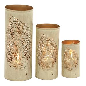 Bougeoir votif de style rond avec poignée couleur dorée S/M/L décor d'éclairage moderne pour la maison et le bureau - Product Image 3