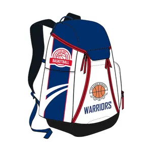 Custom Logo Pocket Oxford Voering Casual Sport Rugzakken Basketbal Rugzak Mannen Basketbal Tas Rugzak