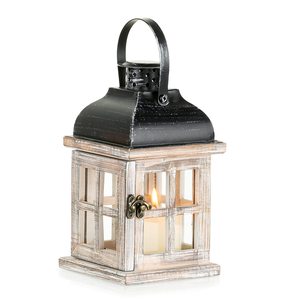 Homeware Wooden Hanging Lantern Garden Ware Antique Living Room <b>Taper</b> Wood <b>Candle</b> Holder Gold Wholesale Manufacturer Supplier - Product Image 4