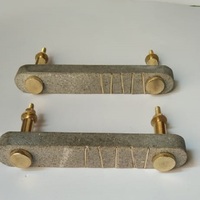 Poignées de porte et tirants de tiroir personnalisables en terrazzo/métal, style minimaliste et tendance, pour cuisine et chambre – Durables et écologiques