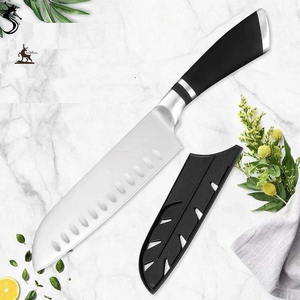 Couteau de chef japonais fait main personnalisé avec manche en bois lame en acier inoxydable pour la cuisine et la cuisson OEM pris en charge - Product Image 4
