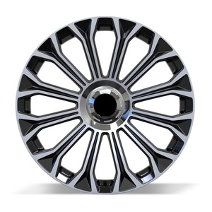 Rines de Aleación de Aluminio Forjado de Lujo de 18\", 19\" y 20\" para Automóviles, 5x112, Cara Mecanizada Negra, 139.7mm, 30mm, para Automóviles de Pasajeros, Rines Negros - Product Image 2