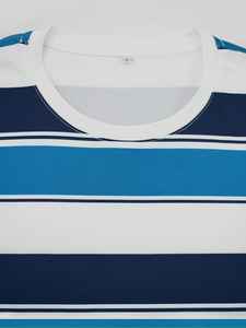 Camisetas de Verano para Hombre, 100% Algodón, Casuales, Transpirables, con Hombros Caídos, Logotipo Personalizable, Camiseta Informal - Product Image 5