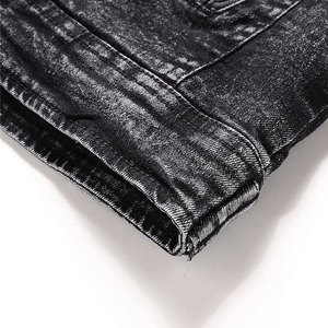 Vente chaude Hommes Veste en jean moderne Respirant Veste en jean de qualité supérieure pour hommes Tissu doux et confortable - Product Image 6