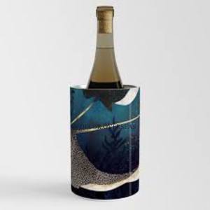 Textura martillada Chapado en oro de alta calidad Hecho de metal de calidad superior Diseñador elegante único Enfriador de botellas de vino Suministros para bares - Product Image 5