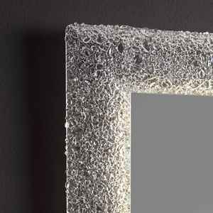 Espejo Decorativo de Vidrio Fundido Retroiluminado con Efecto Brillante, Color ICE, 90X62 - Product Image 4