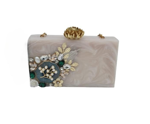 Artesanías de diseñador personalizadas excelente embrague de resina recién llegado embrague de monedero de resina hecho a mano de alta calidad - Product Image 5