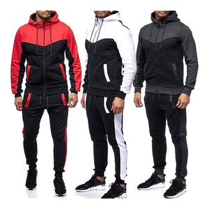 ชุดกีฬาชุดวอร์มสำหรับผู้ชายชุดวิ่งมีฮู้ดแบบสวมหัวมีหลายสี100% โลโก้ตามสั่ง - Product Image 6