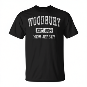 Woodbury New Jersey Est 1854 Camiseta deportiva vintage - Product Image 2