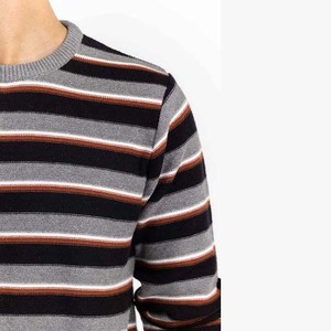 Pull en mohair tricoté d'hiver à col rond uni à manches longues respirant pour hommes, logo de couleur personnalisé, anti-rétrécissement, séchage rapide - Product Image 5