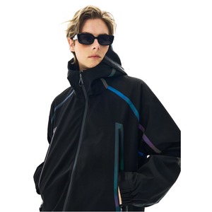 Chaqueta informal con soporte de nuevo diseño para hombre, carcasa impermeable de poliéster para senderismo al aire libre, chaqueta cortavientos con diseño personalizado - Product Image 6