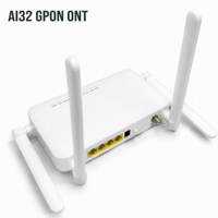 Unidad de Red Óptica Ai32 CATV OMCI ONU, Dispositivo Terminal de Fibra GPON con Puerto CATV para Red de Acceso de Banda Ancha FTTH