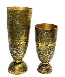 Ferme jardin décoratif Vases à fleurs centres de mariage en aluminium trompette Vases de sol motif carré maison Application vente - Product Image 5