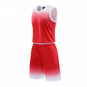 ชุดบาสเก็ตบอลชาย เสื้อและกางเกงบาสเก็ตบอลแบบเปล่า ระบายอากาศได้ดี ป้องกันแบคทีเรีย ผลิตจากโพลีเอสเตอร์ 100% พิมพ์ลายดิจิทัล ออกแบบเองได้สำหรับกีฬา - Product Image 2