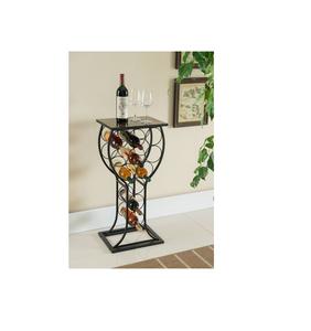 Dernier support de casier à vin en métal support de casier à vin de haute qualité élégant pour l'utilisation de bars d'hôtel à la maison en gros - Product Image 1