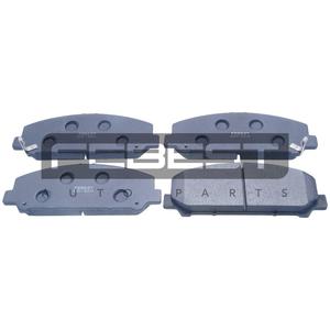 Set di pastiglie freno anteriori FEBEST (0201-R51F) - Product Image 1