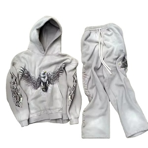 ชุดวอร์มปักลายผู้ชาย วัสดุทนทาน มีจำหน่ายในราคาขายส่ง รับทำโลโก้/สีตามสั่ง ชุดวอร์มปักลายผู้ชาย ป้องกันรอยยับ - Product Image 1