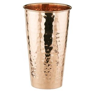 Premium quality <b>copper</b> <b>glass</b> with artisan finish and ergonomic feel for wellness focused water storage - Product Image 6