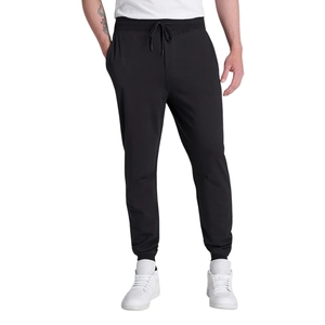 Pantalons de jogging de performance pour hommes grande taille, coupe ajustée, taille haute élastique, décontractés, légers, extensibles, respirants, pour la salle de sport, la course à pied - Product Image 1