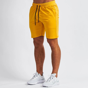 OEM Custom Logo Solid Mens Cotton Fleece <b>Shorts</b>-Windproof Eco-Friendly Sports Running Athletic <b>Shorts</b> - Product Image 5