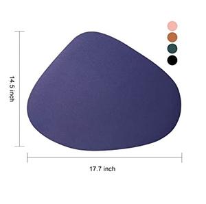 Tapetes y almohadillas de cuero para mesa de comedor y decoración de escritorio, tapetes de cuero para mesa de comedor al por mayor - Product Image 5