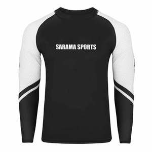 Camisetas de Compresión Personalizadas para Hombre, Logotipo Personalizado, Colores Personalizados, Mangas Largas, Deportivas, Gimnasio, MMA, BJJ, Rash Guard - Product Image 1