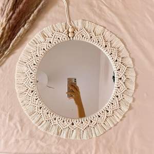 Round New Arrival Wholesale Macrame Wall <b>Mirror</b> Handmade Macrame <b>Mirror</b> Self Adhesive for Home and Office Decor Use at Wholesale - Product Image 6