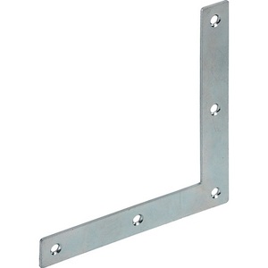 Vormann Steel <b>Corner</b> <b>Bracket</b> 120x120mm Blue Zinc-Plated 20-Pack - Product Image 1