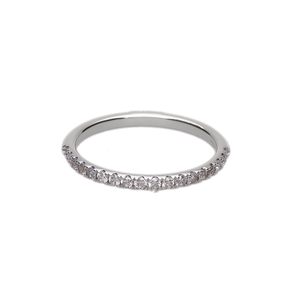 คลาสสิก14K สีเหลืองทองโรเดียมชุบเพชรธรรมชาติสายรัดรอบตัดเพชรเงามินิมอลครึ่งปูสำหรับผู้หญิง - Product Image 3