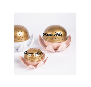 Quemador de hierro hecho a mano, diseño de loto, quemador Bakhoor, tamaño y forma personalizados, quemador de incienso Bakhoor - Product Image 2