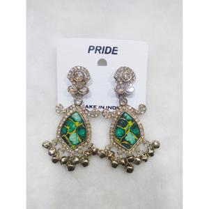 Juego de Pendientes de Lujo para Novia con Diseño Elegante, Joyería Ideal para Bodas y Funciones Tradicionales, para Venta de Exportación - Product Image 6