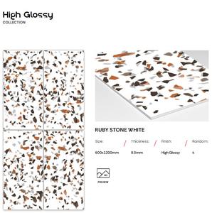 Diseño de Baldosas de Moda 2026, Baldosas de Porcelana de Alto Brillo de 600x1200 mm, Baldosas Pulidas para Piso a Precio de Mayoreo para Hogar y Hotel - Product Image 2