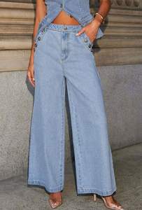 Conjuntos de Trajes de Mezclilla para Mujer, Transpirables, de Secado Rápido, Casuales, de Verano, Alta Calidad, Precio al por Mayor, Nueva Llegada - Product Image 5