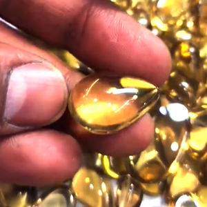 550 piezas de cerveza natural cuarzo 19mm a 37mm tamaño libre cabujón ovalado 4425 Cts lote Iroc ventas cuarzo piedras preciosas sueltas pera cabina - Product Image 3