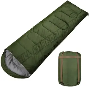 Lightweight Outdoor Waterproof sleeping bag Polyester Carton Sleeping Bag For Travel Hiking Camping/custom logo