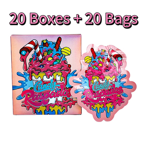 En Stock, Nuevo Producto, Bolsas y Cajas de Mylar Holográficas Impermeables con Patrón Rosa de 3.5g para Dulces y Alimentos - Product Image 6