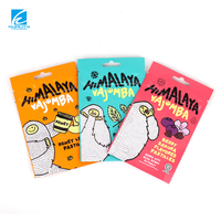 Emballage personnalisé pour bonbons, sachet à trois soudures latérales, feuille d'aluminium laminée, thermoscellable, résistant à l'humidité, pour pastilles et bonbons