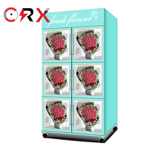 ตู้หยอดเหรียญดอกไม้อัตโนมัติพร้อมการ์ดตู้เก็บดอกไม้รักษาอุณหภูมิ - Product Image 1